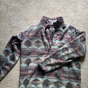 Billabong Multicolor Plaid Sweatshirt